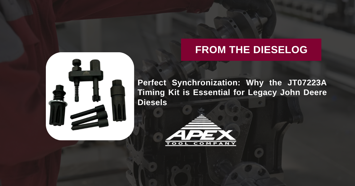 Perfect Synchronization: Why the JT07223A Timing Kit is Essential for Legacy John Deere Diesels